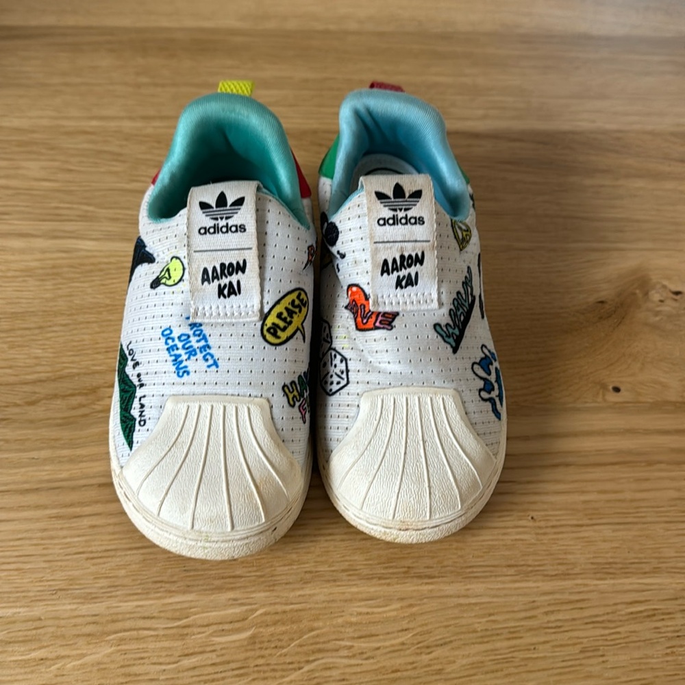 Aaron Kai Adidas toddler shoes